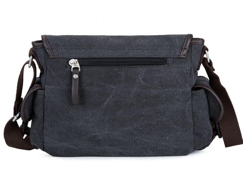 Portable canvas shoulder bag - Image 7