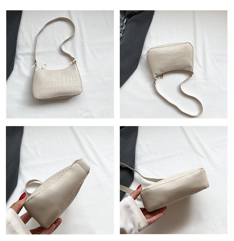 Solid Color Popular Simplicity Shoulder Casual Bag - Image 3