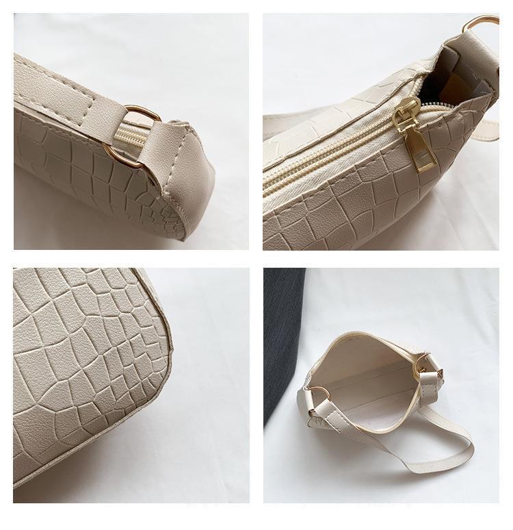Solid Color Popular Simplicity Shoulder Casual Bag - Image 5